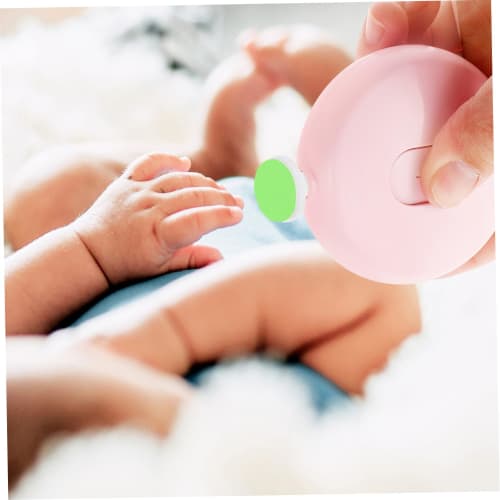 TOVINANNA 10-Piece Replacement Grinding Heads for Electric Nail Files, Baby Nail Trimmers, Plastic, Green