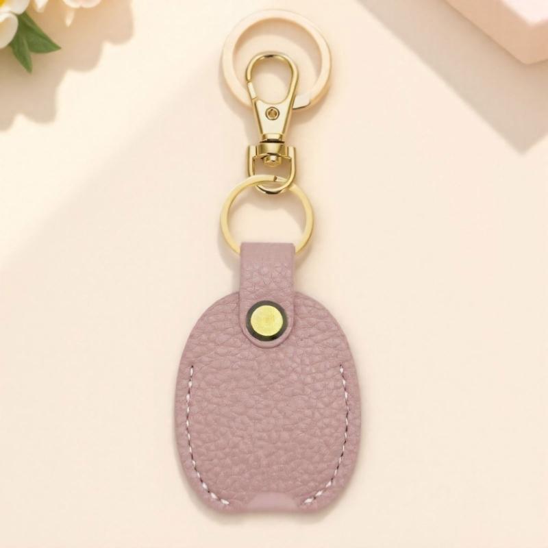 Colorful Key Cover Caps Leather Key Accessories Cuteness Key Holder Fashion Key Chain Present for Women and Girl