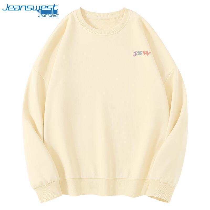 Jeanswest Women's Fun Print Loose Fit Round Neck Sweatshirt