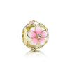 NEW DIY Sparkling Gold-Plating Serise Family Star Flower Cake Charm Bead Fit Silver European Bracelet Jewelry Gift