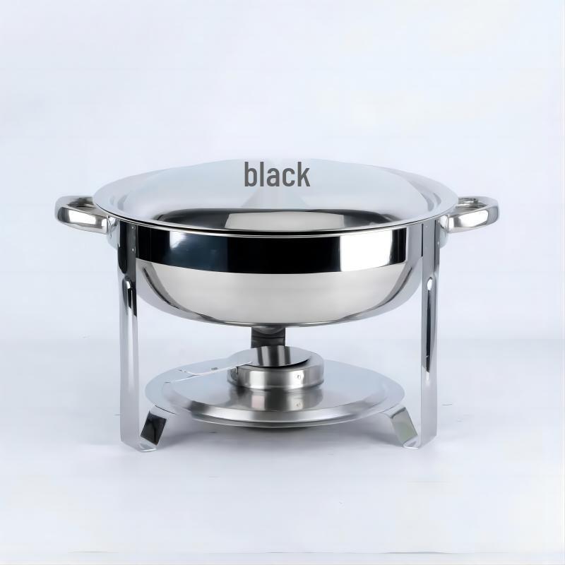 Stainless Steel Chafing Dish Buffet Set with Alcohol Burner Single