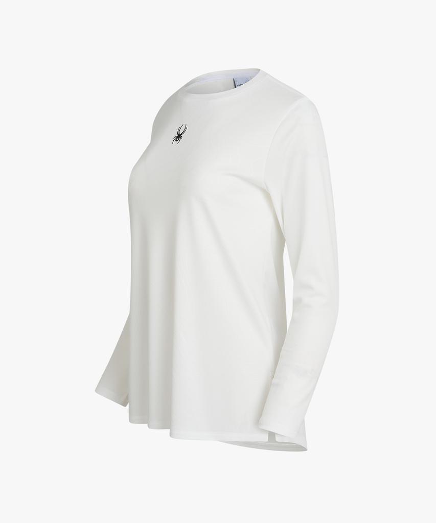 SPYDER Women'S Contour Pattern Long Sleeve T-Shirt Spkfcnrl253Wwht