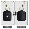 PU Coin Holder Key Ring Portable Mini Wallet Lightweight Leather Ring Jewelry Pouch  Storage