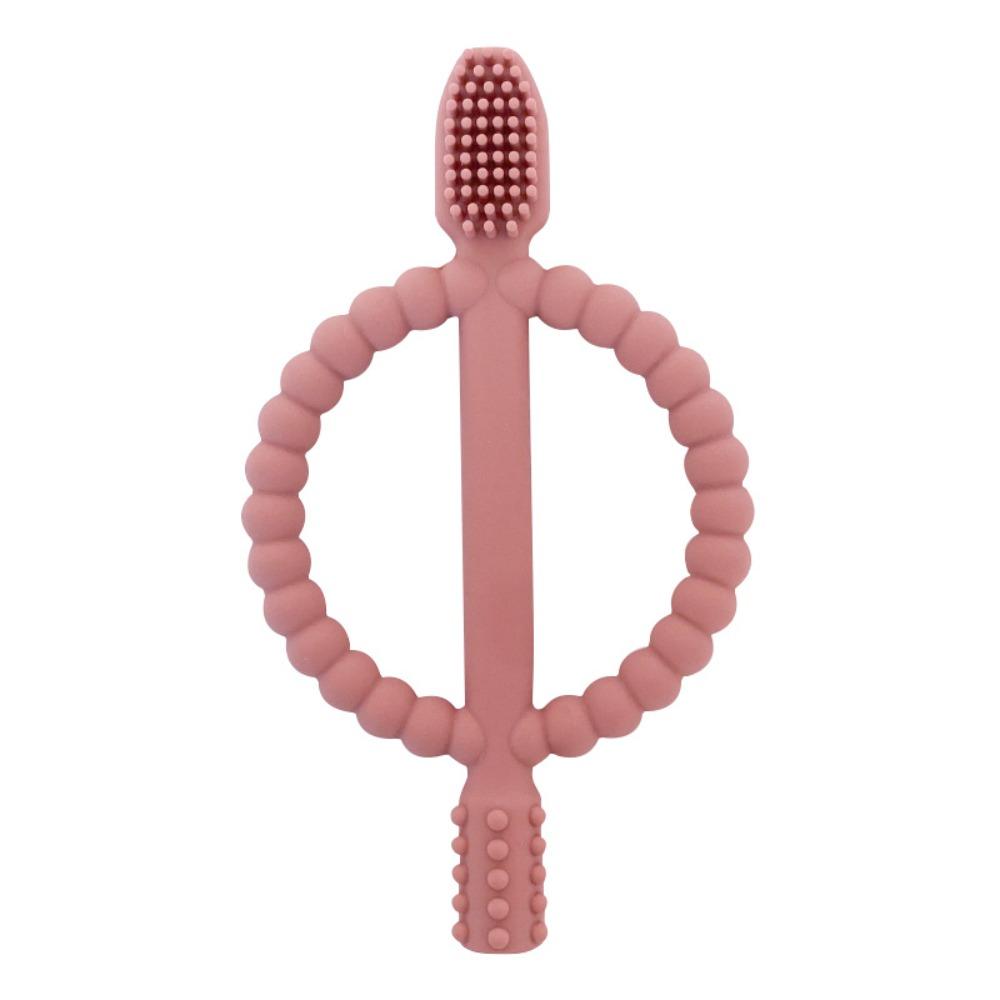 Easy-Hold Handle Chew Stick Toys Food Grade Teething Toys Premium Infant Toothbrush  Daycare