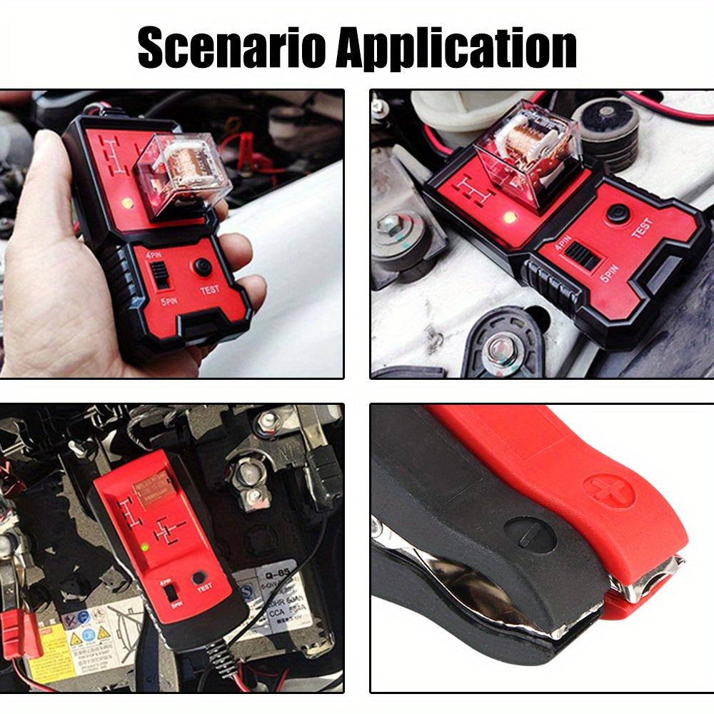 

Car Relay Tester Voltage Tester Universal 12V Car Battery Checker Automotive Electronic Relay Tester LED Indicator Light United States