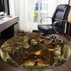 1pc The Lord of the Rings Office Round Area Rug, Under Office Chairs Bedroom Living Room Home Decor, Room Deco, Available in Various Sizes