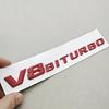 1Pc 3D ABS Chrome Logo Car Fender Side Badge Sticker Rear Trunk Emblem Decal
