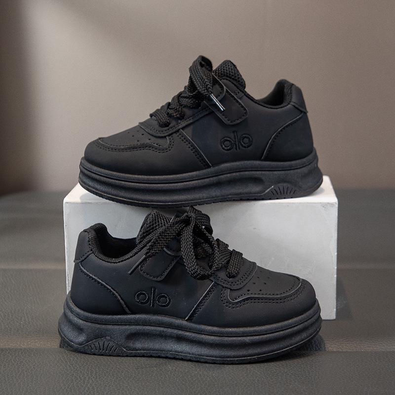 

Children s White & Black Board Shoes – Spring/Autumn 2026, Lightweight Casual Sneakers for School-Aged Kids. 32-37, 6 pairs чорний