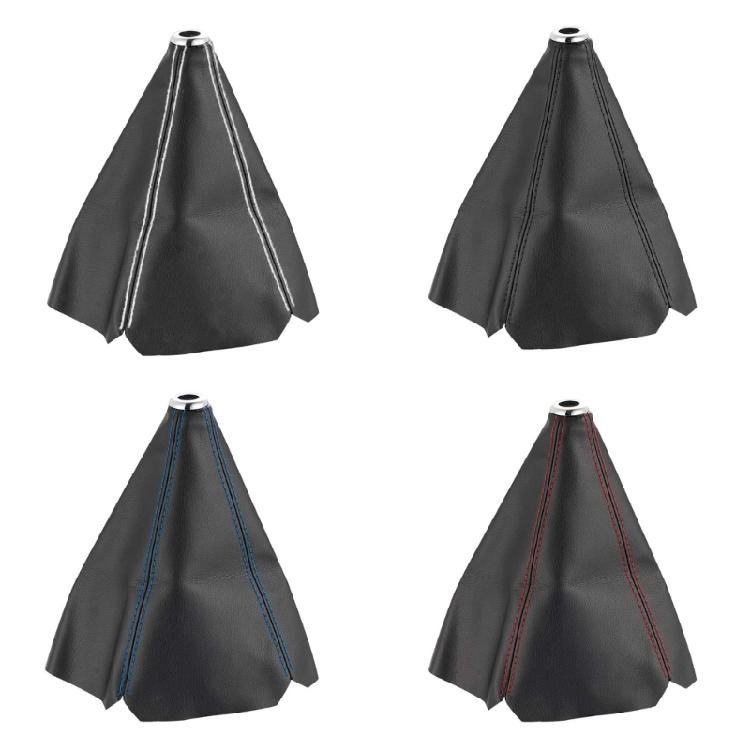 Gear Shifter Panel Protector Premium PU Leather Shifter Knob Boot Cover Dustproof Car Accessory Easy to Clean