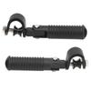 Pair of Motorcycle Foot Pegs Clamp Footrest Mount for 1in Engine Crash Bar Guard