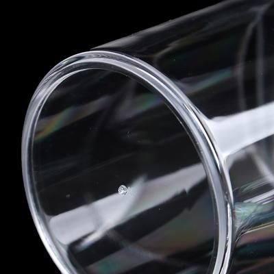 Clear Acrylic Cotton Pad Ear Bud Holder Cosmetic Makeup Organiser Storage Jars