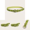 Summer Womens Fashion Belt With Animal Print And Alloy Closure For Office And Outings