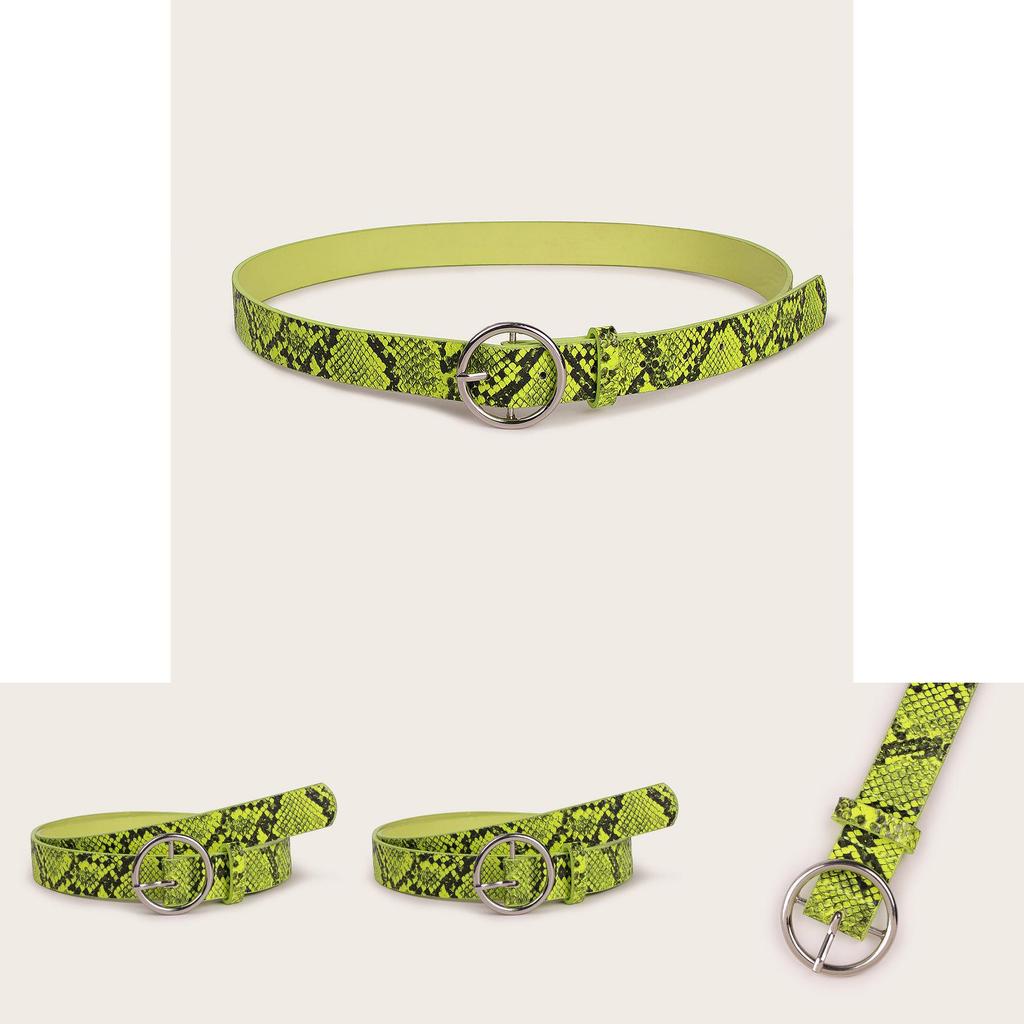 Summer Womens Fashion Belt With Animal Print And Alloy Closure For Office And Outings