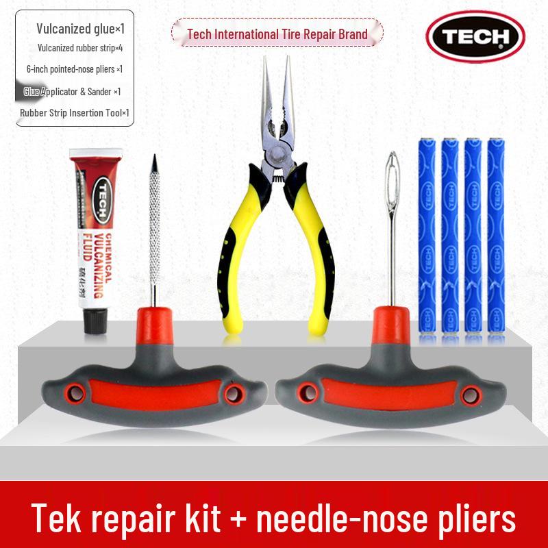 Reifenreparaturset: Vakuum-Klebestreifen für Autos & Motorräder - Elektro- & Batterieauto Vulkanisierte Reifenreparatur