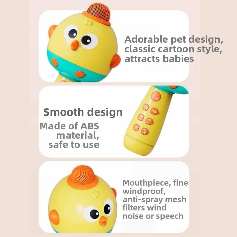 Music Children Wireless Microphone Cute Karaoke Musical Toys Children Karaoke Speaker  Family Party