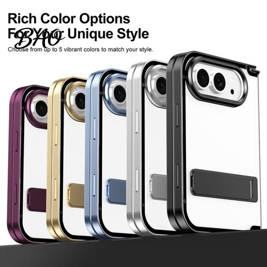Minimalist Phone Accessory for 2026 Aluminum Frame Case IPhoneDuo 2026, Slim Metal Bumper Protective Cover with Precise Cutouts, Anti-Fingerprint