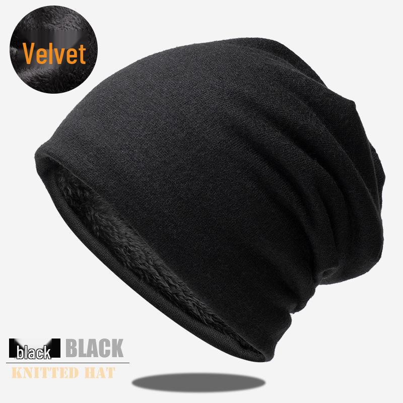 

Корейская мода Пуловер из плюша Вязаная шапка - Однотонная, Теплый дизайн без полей для осени и зимы One Size/Flexible