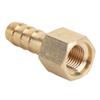 Scuba Diving Regulator Hose Adapter Connector 3.5cm Length Thickened Copper Hose Barb Fitting