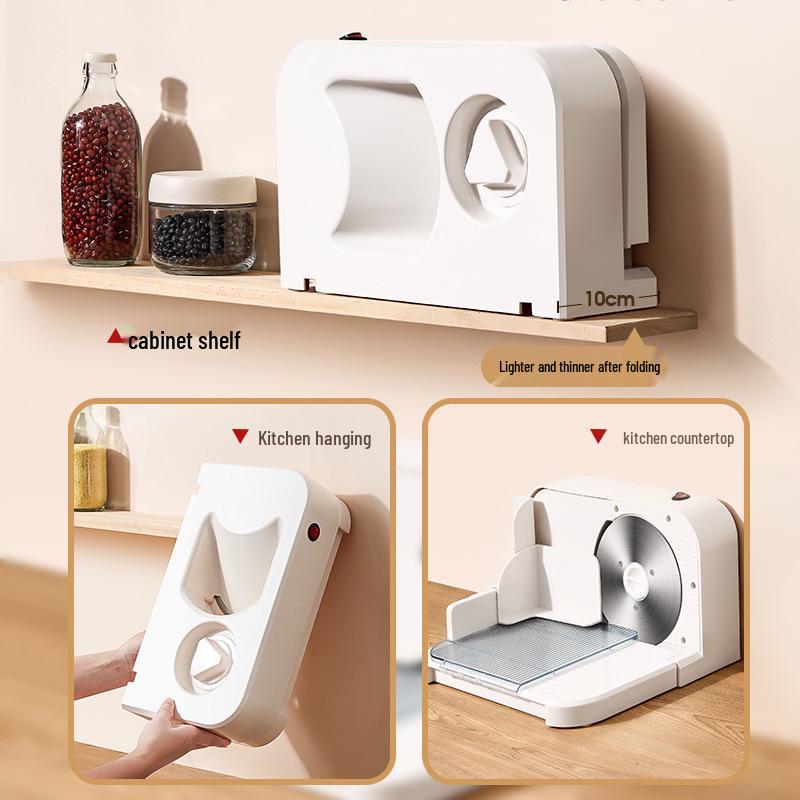 Compact Electric Meat Slicer for Frozen Lamb & Beef