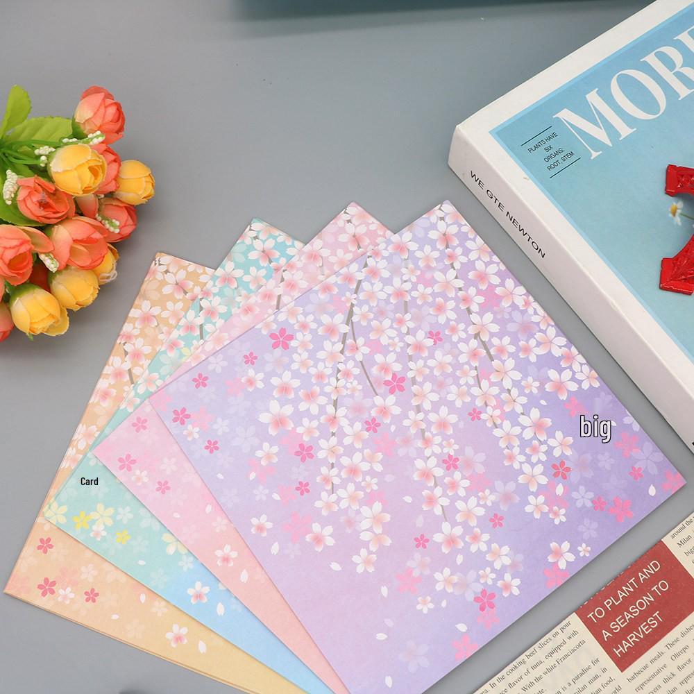 Cherry Blossom Origami Craft Paper Square Sheets