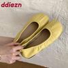 Fashion Fashion Round Toe Women Ballet Flats Dance Shoes New In Summer Spring Female Shallow Footwear Ladies Flats Slip On Shoes