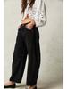 European and American Women's Low-Waist Loose Wide-Leg Denim Pants