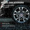 4Pcs 3D Car Wheel Hub Center Metal Decals Sticker For MINI WORKS One Cooper JCW R60 R59 R58 R57 R56 R55 R53 R52 F55 F56 F54 F57