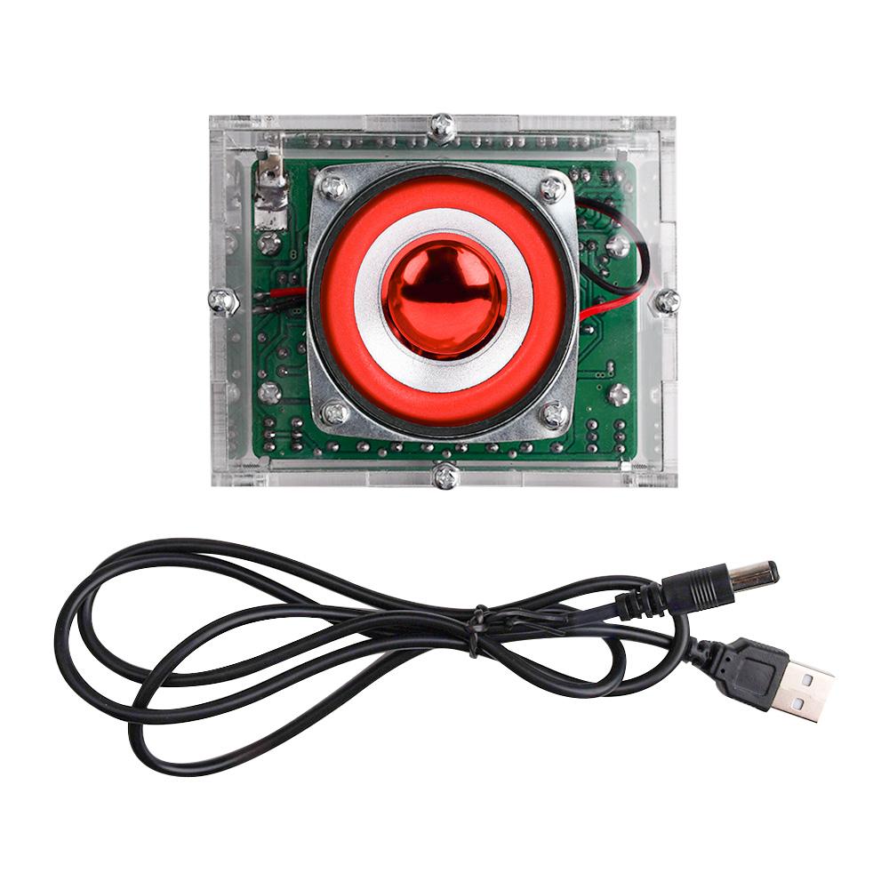 DIY Radio Electronic Kit RDA5807 Digital FM Radio Receiver 87-108MHZ Component Soldering Project Practice LED Flashing Light