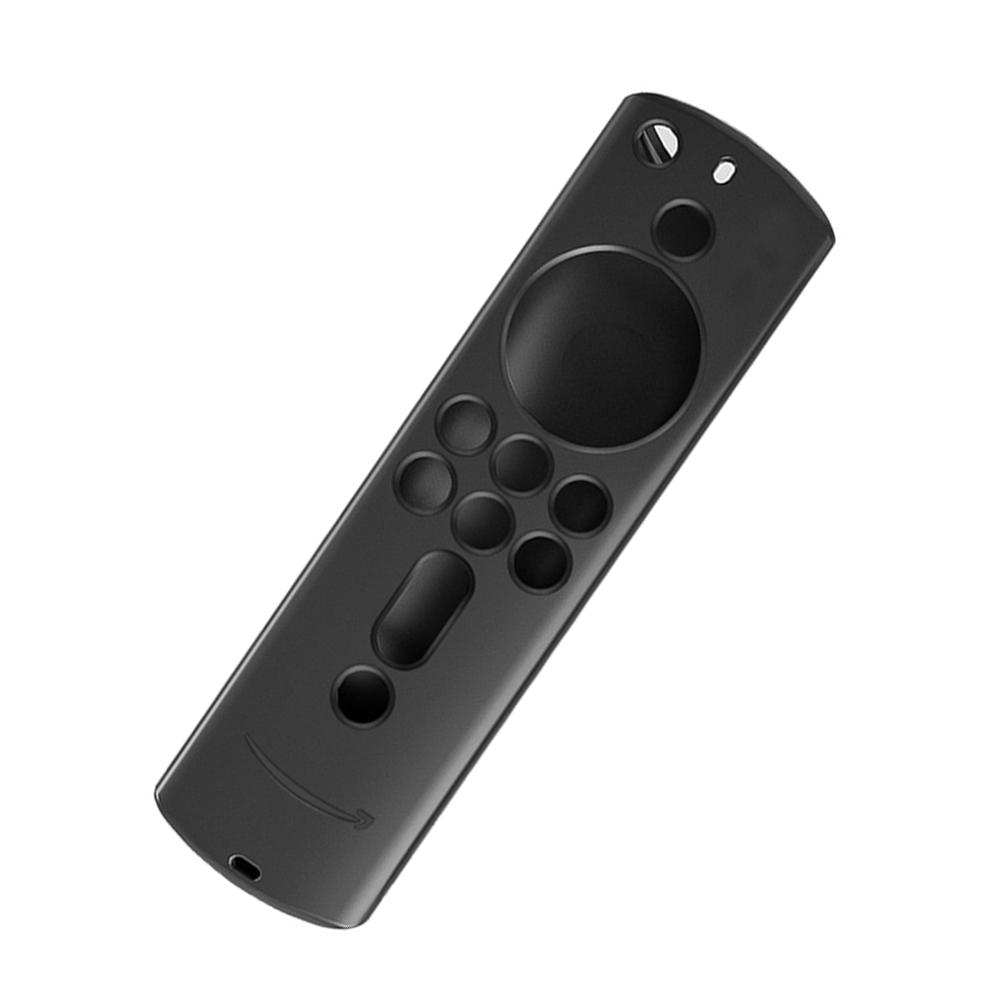 Glow Silicone Case for Fire TV Stick 4K 3rd Gen Cube Remote 5.9in Purple Anti Lost Cover