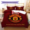 Manchester United F Pattern Bedding,Quilt Set Quilt Cover Pillowcase Home Birthday Gift(1 * duvet cover + 2 * pillowcase, without core)
