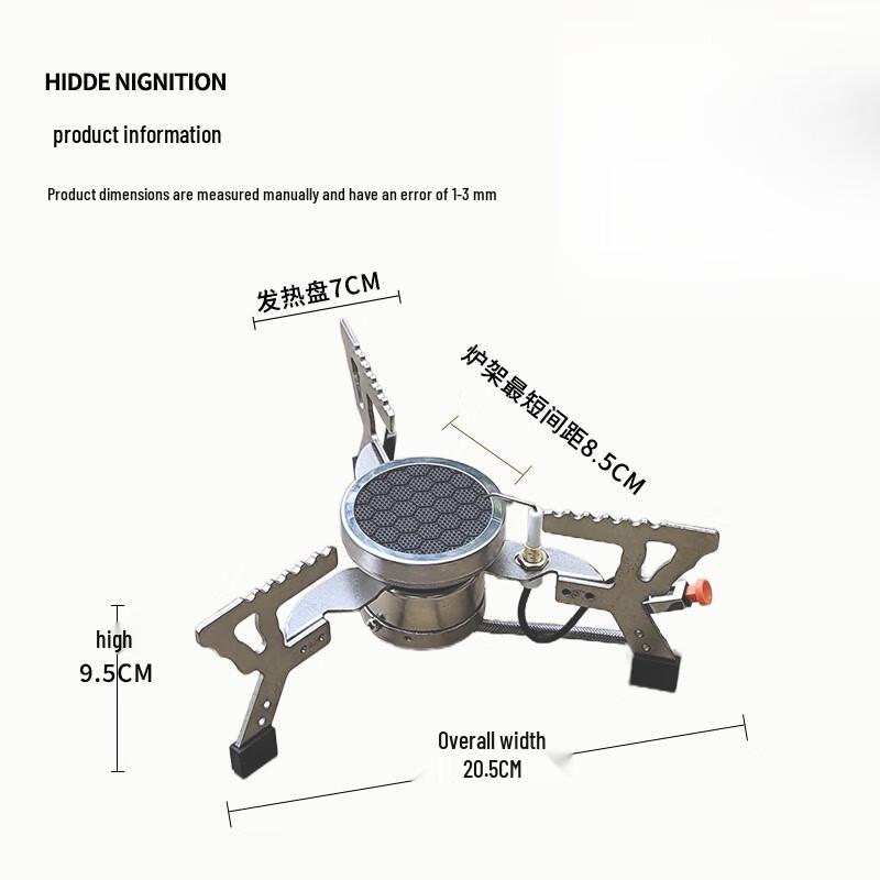 ZISIZ Foldable Portable Cassette Stove