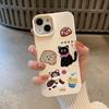 Cartoon Toast Katze für Apple 16 Handyhülle für IPhone 15 Neues Modell 14plus13promax Rundumschutz 12