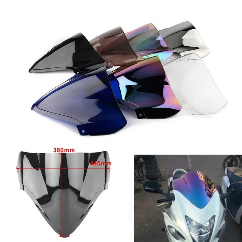 Motorcycle Double Bubble Windshield Deflector Protector Wind Screen For Suzuki Hayab GSX 1300R GSX-R 1300 GSXR1300 2008 -2018