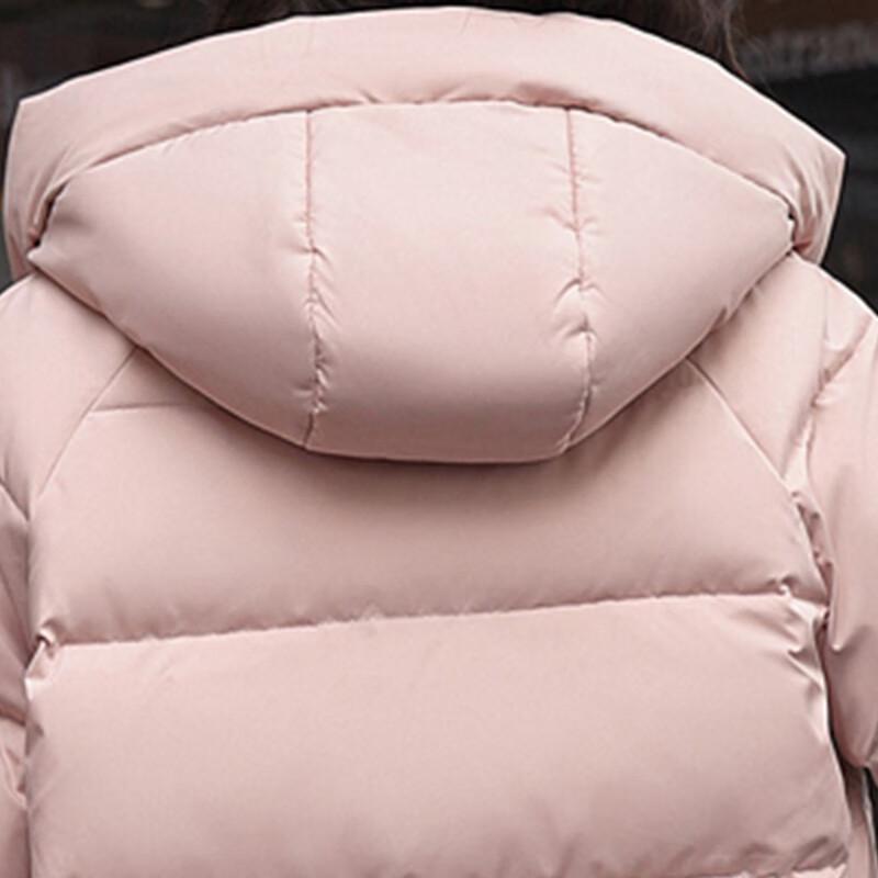 Xue Zhong Fei Women's Hooded Short Duck Down Jacket