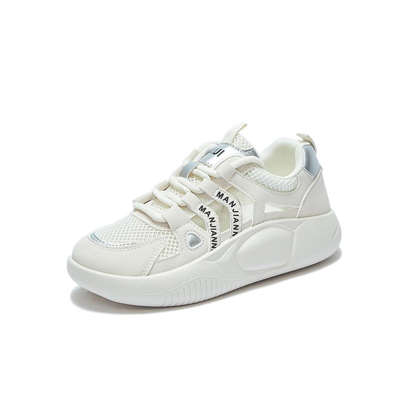 

Туфли-качалки Hollow Rocking Shoes, новый летний модный тренд, женская обувь на толстой подошве, удобная дышащая нескользящая плоская повседневная обувь для отдыха на открытом воздухе 35