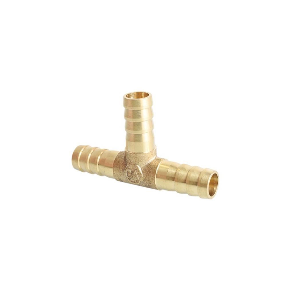 4 5 6 8 10 12 14 16 19 25mm Hose Barb Brass Hosetail Straight Elbow Tee Y Cross 2/3/4 Way Fitting Splitter Connector Home Garden