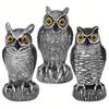 Orchard Owl Scarecrows Garden Decoration Creative Shape Realistic Looking Bird Repellent Owl Statue Ornament