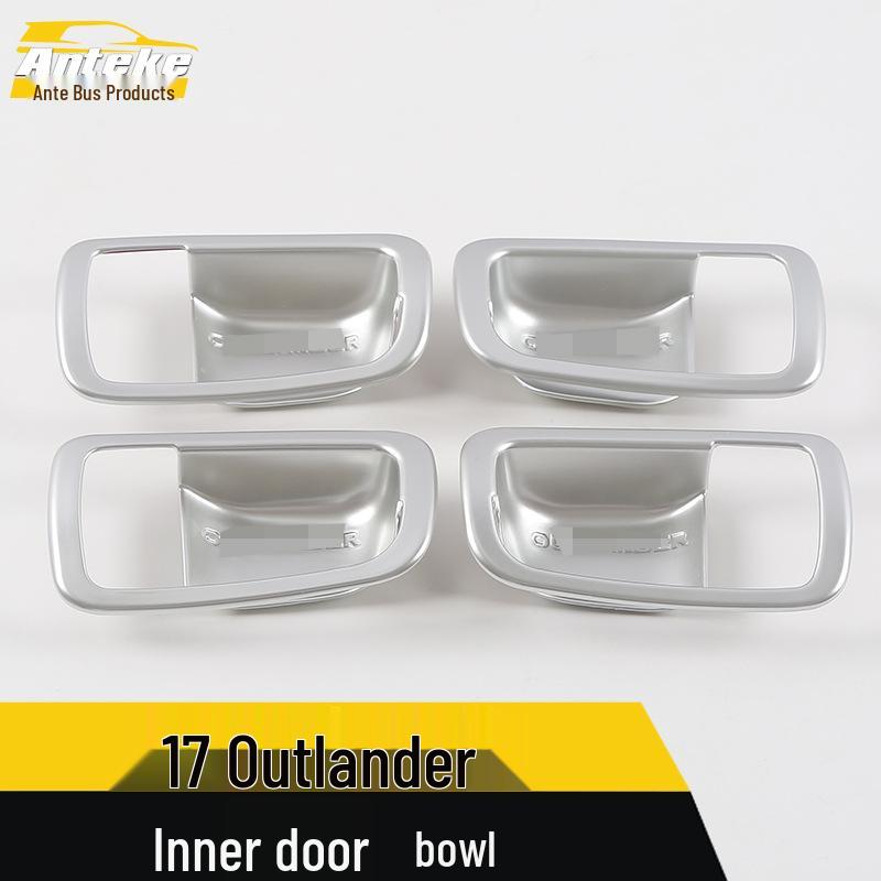 Outlander Interior Door Bowl Decorative Frame & Anti-Scratch Protective Film