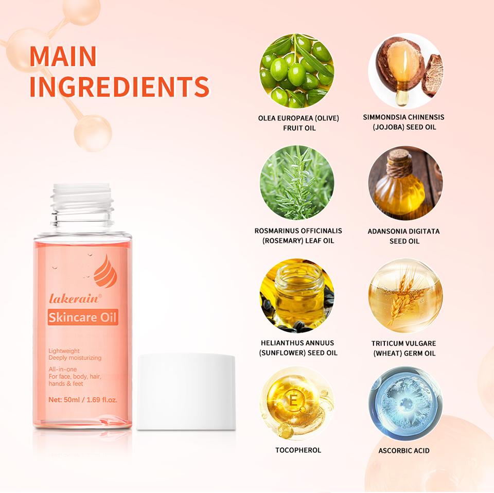 Skincare Oil Vitamin E Skin Care Essence for Scars Pregnancy Marks Facial Body Moisturizing Hydrating Oil for All Skin Types