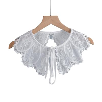 Ψεύτικο Κολάρο Κολάρο Dickey Κολάρο με Κέντημα Δαντέλα Venise Λαιμόκοψη με Δέσιμο Εύκολο στη Φορεσιά Αποσπώμενο Κολάρο Γυναικείο