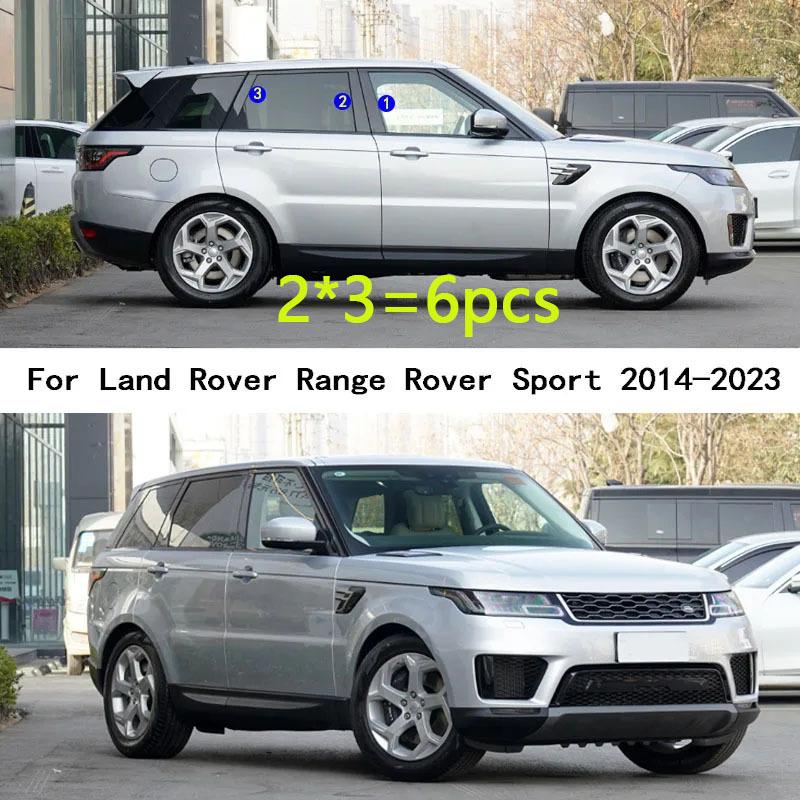 Car TPU/Glossy Mirror Pillar Post CoverDoor Trim Window Molding Sticker Accessories For Land Rover Range Rover Sport 2014-