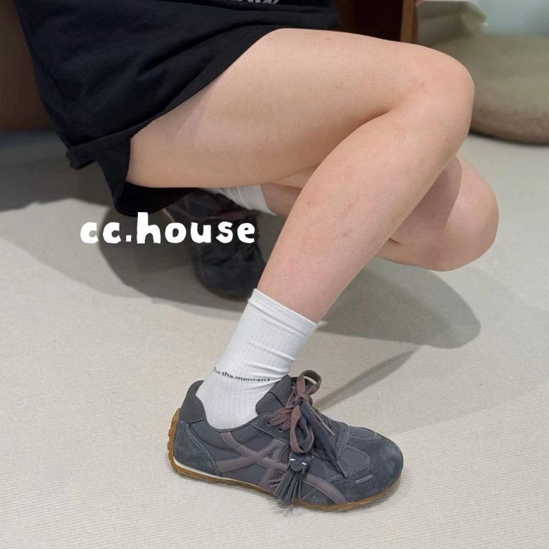 Leather mesh soft bottom women's summer new breathable retro fashion versatile sports and leisure