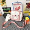 New Canvas Bag Female Student Small Bag Wind Messenger Bag Literary Versatile Cute Shoulder Bag