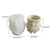 Gnome Flower Pot Silicone Mold Flower Epoxy Resin Casting Succulent Pot Mold