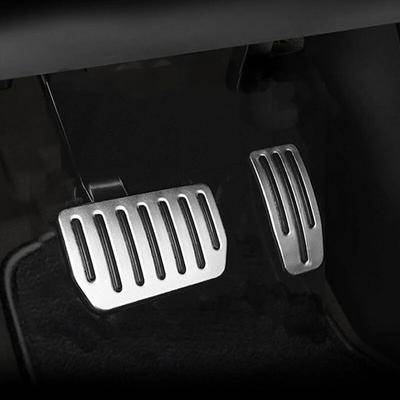 My Good Car Gaspedal ohne Bohren Autopedale für Tesla Model S Model X 2016 – Gas Kraftstoff Bremse Fußstütze Pedalpolster Matten