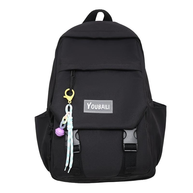 Children's Schoolbag Grade 3-6 Primary School Backpack Solid Color Women's Backpack