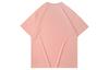 Li Ning T Shirts Men's Orange Pink Crew Neck Moderate Straight Fit AHSQ091-2