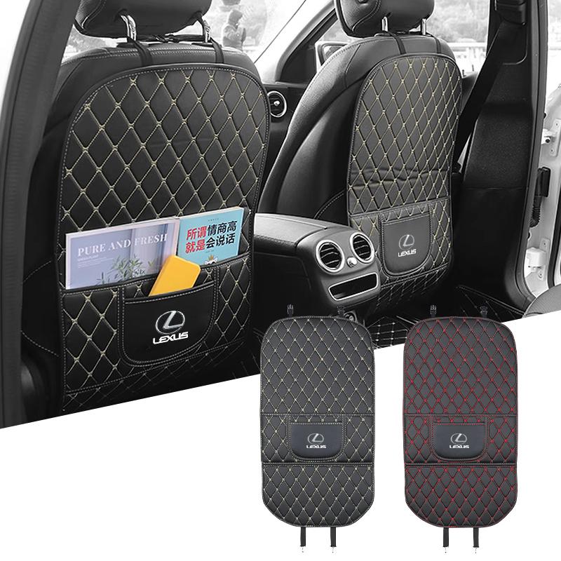 PU Leather Car Seat Back Protector Mat Anti Dirty Protective Pad For Lexus EX300H RX450H IS300H ES300H NX RX GS Al20 LX GX