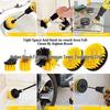 7-Piece Multi-Purpose Electric Drill Brush Set for Kitchen, Bathroom, and Car Cleaning
