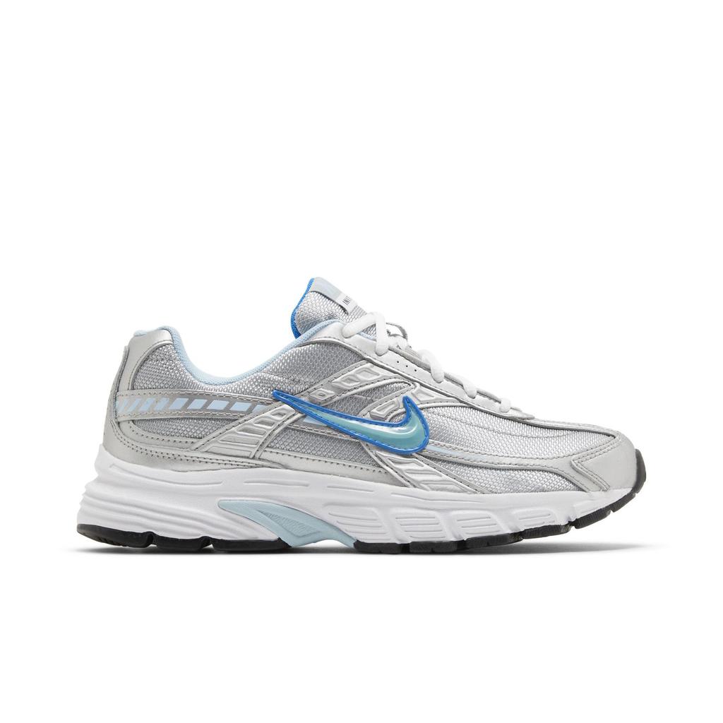 Nike Womens Initiator 'Metallic Silver Ice Blue' (women's sizes) Metallic Silver / Ice Blue / White Running Shoes 394053 001